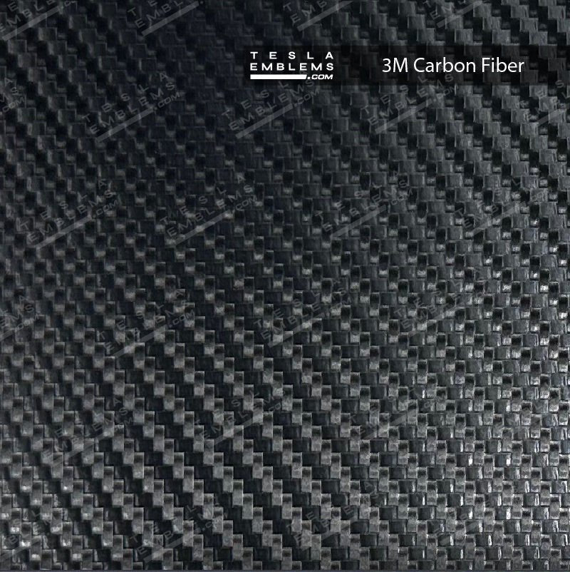 3M Carbon Fiber Tesla Autopilot Camera Side Marker Decals (2pcs)