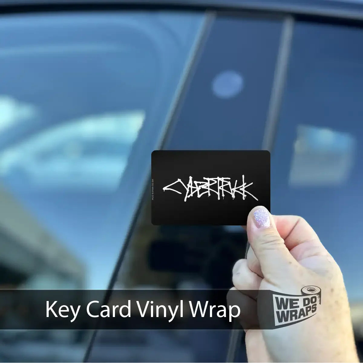 Cybertruck Profile Logo | NFC Key Card Wrap