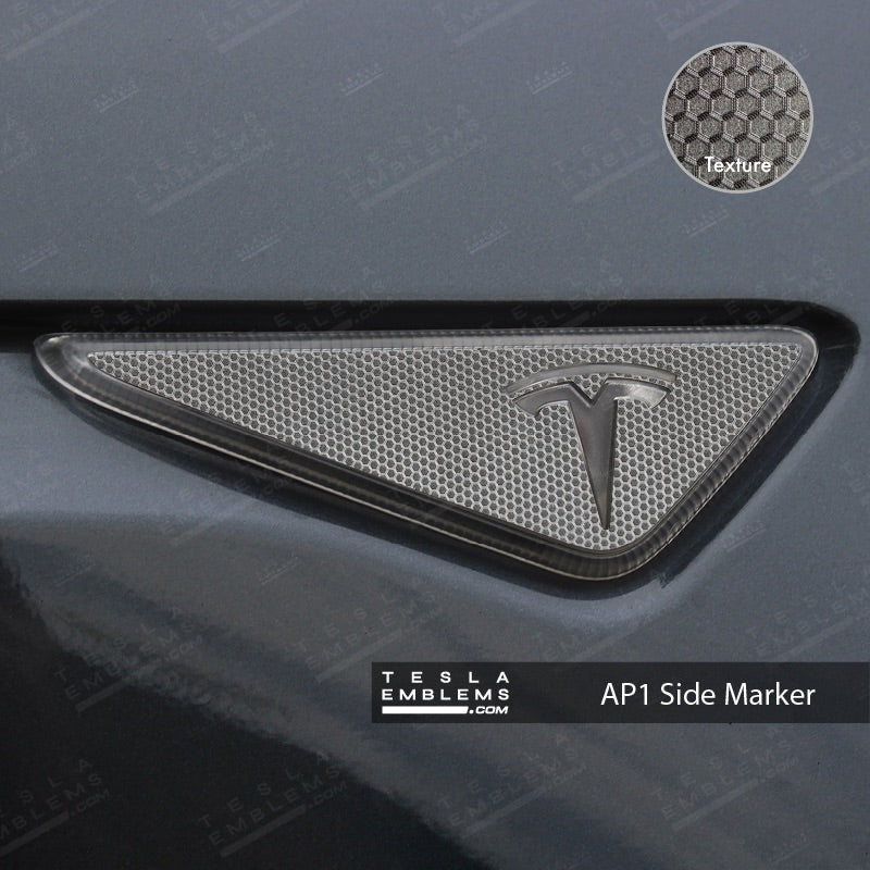 3M Matrix Black Tesla AP1 Side Marker Wrap (2pcs)