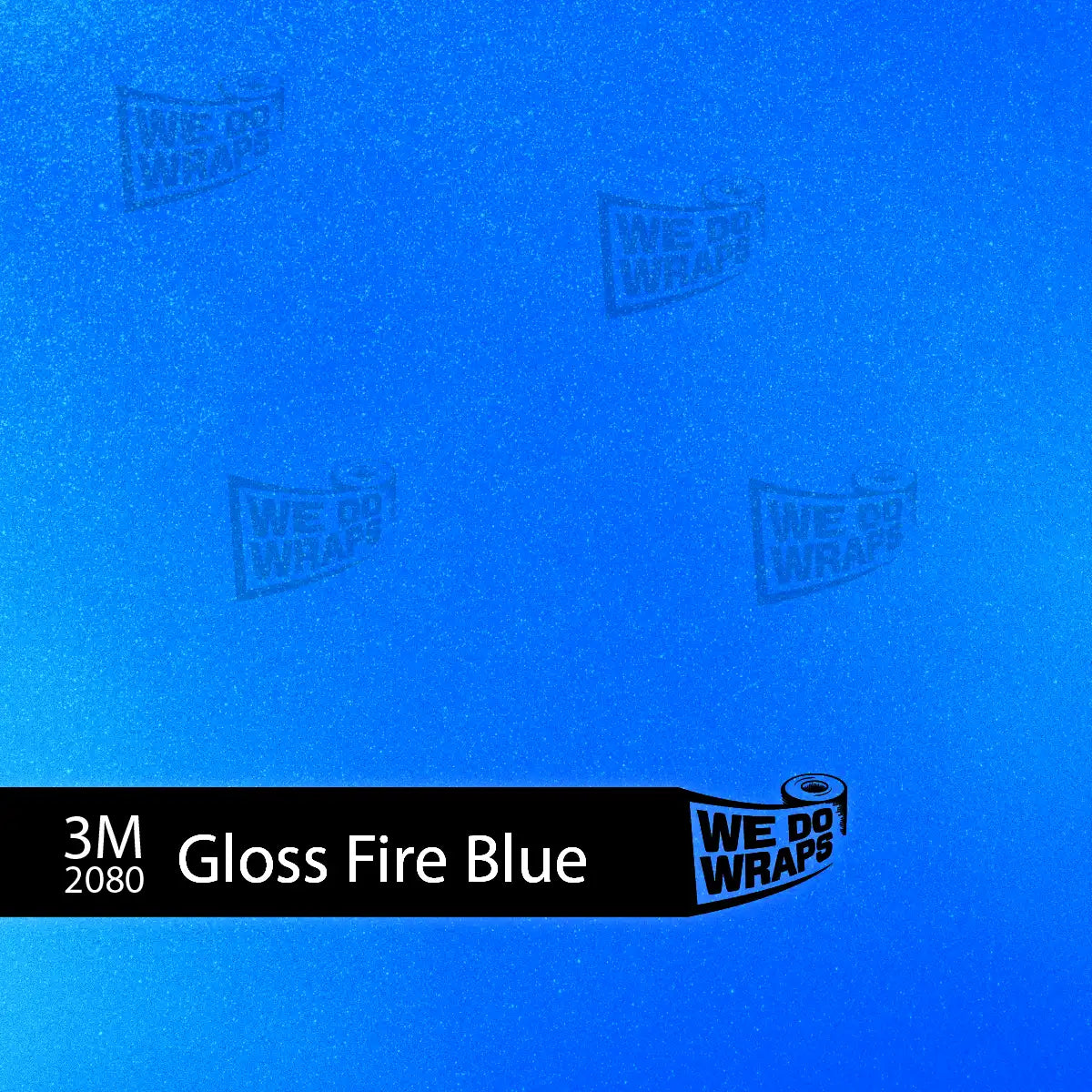 3M Gloss Fire Blue Tesla Steering Wheel Wrap | MY 2019-'25