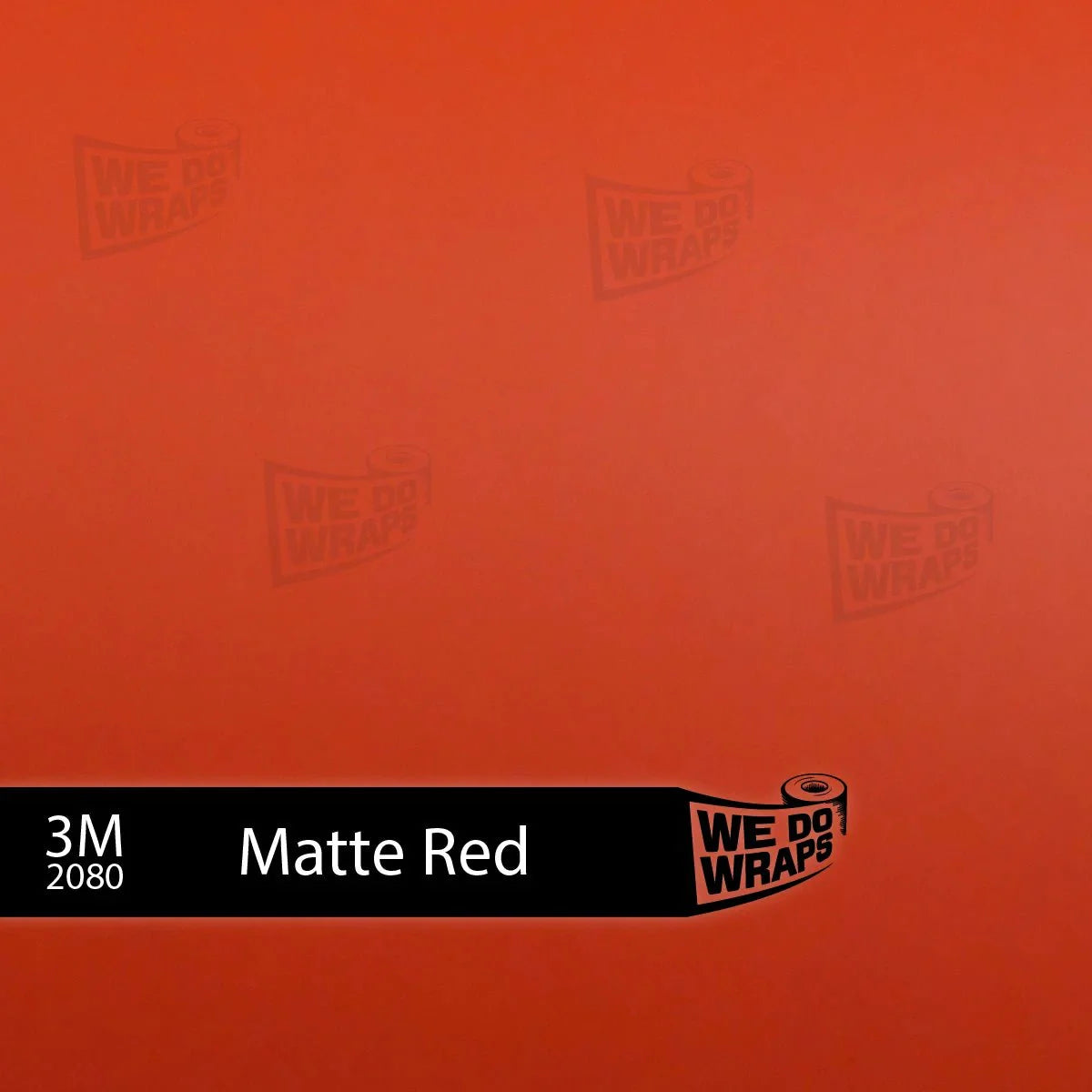 3M Matte Red Tesla Steering Wheel Wrap | MY 2019-'25