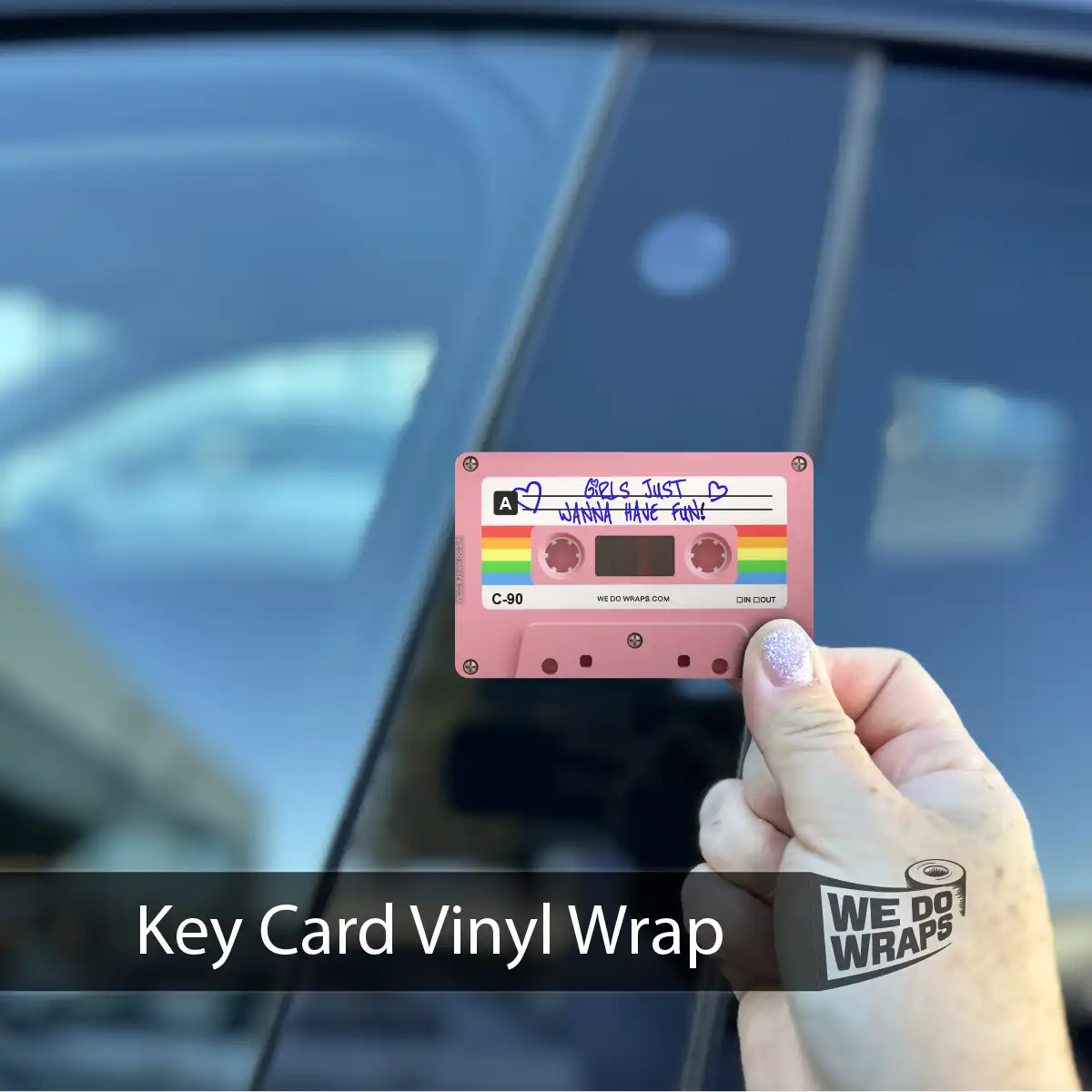 Girls Mix Tape | NFC Key Card Wrap