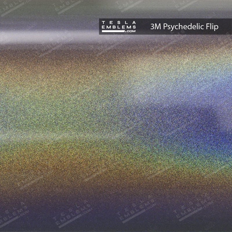 3M Satin Psychedelic Flip | Tesla Center Console Wrap Kit | Model Y '21-25