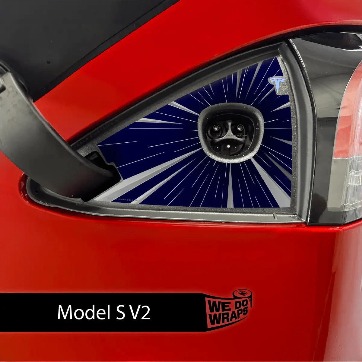 Insane Performance Mode Tesla Charge Port Wrap | Model S