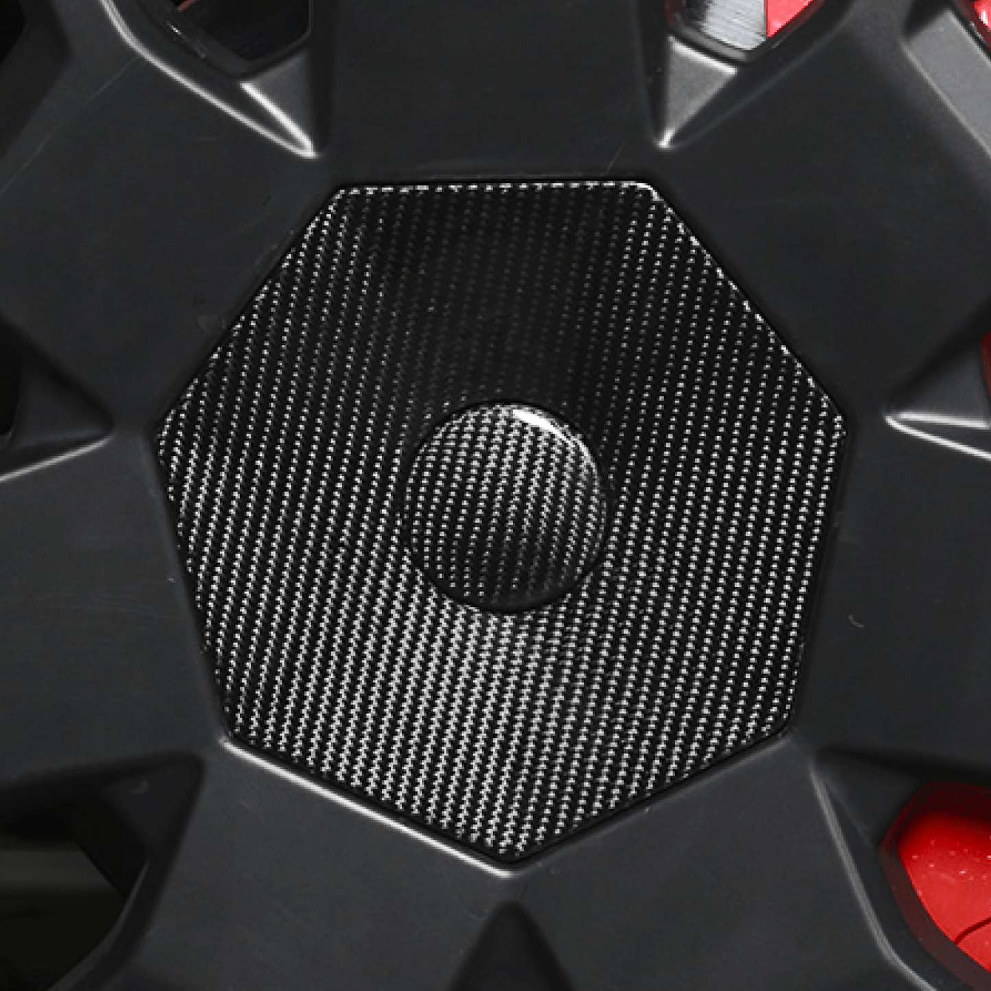 [Real Carbon Fiber] Hub Center Cap For Cybertruck