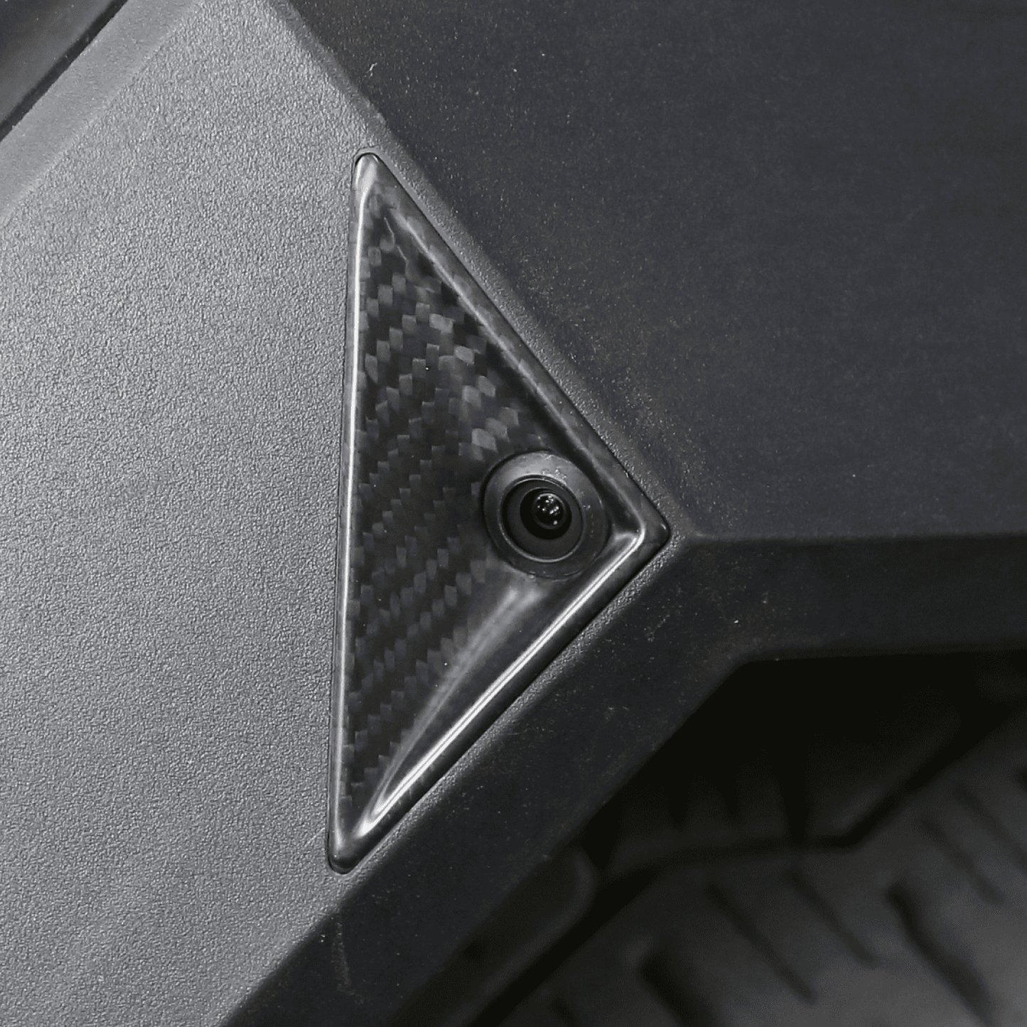 [Real Carbon Fiber] Fender Camera Decorative Cover For Cybertruck