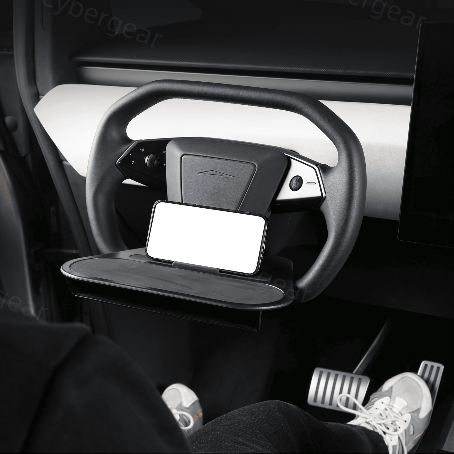 Removable Steering Wheel Tray for Cybertruck