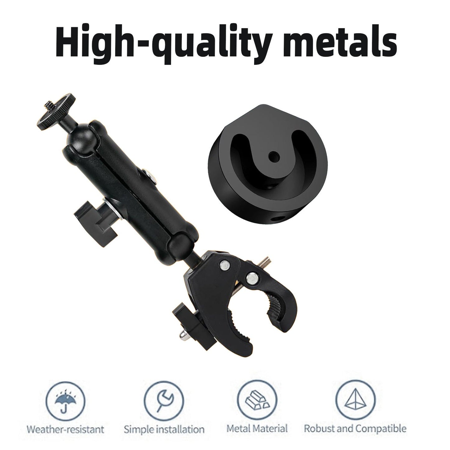 Starlink Mini RV Clamp Mount | Heavy-Duty Portable Mount